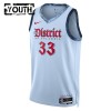 Dres Washington Wizards Kyle Kuzma Nike 2024-25 City Edition Plava Swingman - Dječji